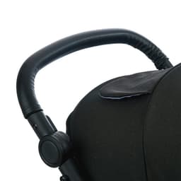 Коляска прогулочная детская MAXIMA (INDIGO), съемный бампер, чёрная