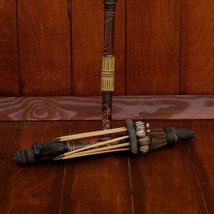 Сувенирное оружие сарбакан «Ловушка» 106×8×3 см