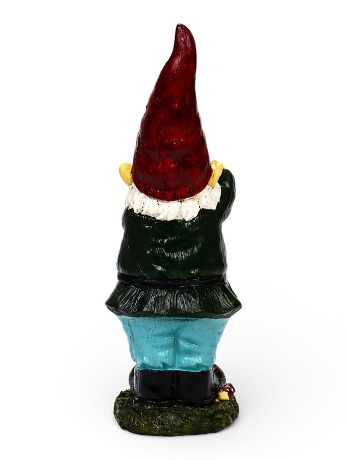 Садовая фигура из полистоуна «Гном фотограф», 10×10×27 см