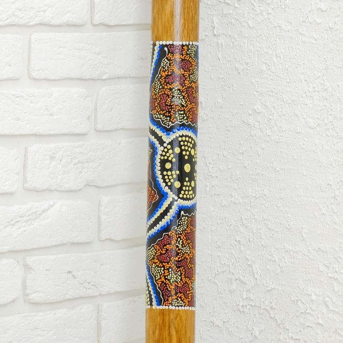 Сувенирный музыкальный инструмент «Диджериду» 120×6×6 см МИКС