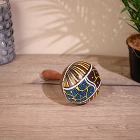 Сувенирный музыкальный инструмент маракас «Черепаха», 22×11×6 см, МИКС