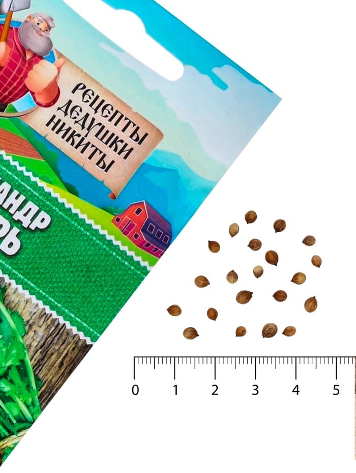 Семена Кориандр «Янтарь», 5 г, «Рецепты дедушки Никиты»