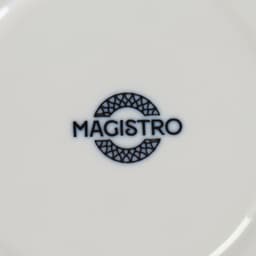 Набор блюдец фарфоровых Magistro Mediterana, 2 предмета: 16×15 см, цвет бежевый