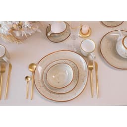 Набор блюдец фарфоровых Magistro Mediterana, 2 предмета: 16×15 см, цвет бежевый