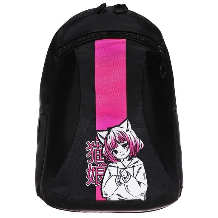 Рюкзак школьный, эргономичная спинка, 44×30×17 см «Аниме. Девчуля»