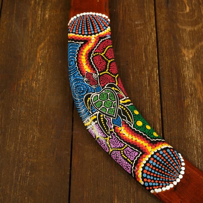 Сувенир Бумеранг «Цветная волна», 50×6×1 см