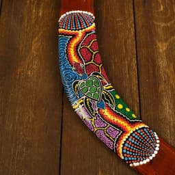 Сувенир Бумеранг «Цветная волна», 50×6×1 см