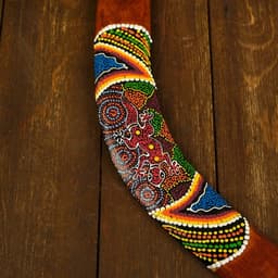 Сувенир Бумеранг «Цветная волна», 50×6×1 см