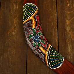 Сувенир Бумеранг «Цветная волна», 50×6×1 см