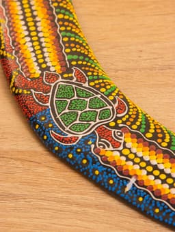 Сувенир Бумеранг «Цветная волна», 50×6×1 см