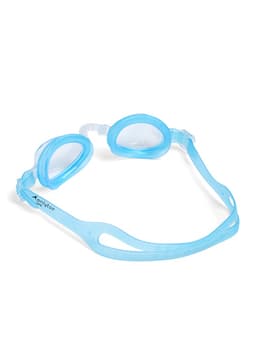 Очки для плавания детские «На волне: Акула», беруши, цвет голубой