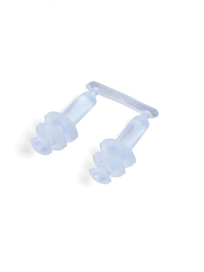 Очки для плавания детские «На волне: Акула», беруши, цвет голубой