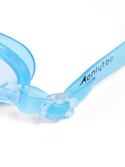 Очки для плавания детские «На волне: Акула», беруши, цвет голубой
