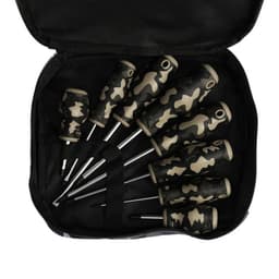 Набор инструментов в сумке ТУНДРА «23 ФЕВРАЛЯ», отвертки, PH0-1-2, SL3-5-6, 8 шт.