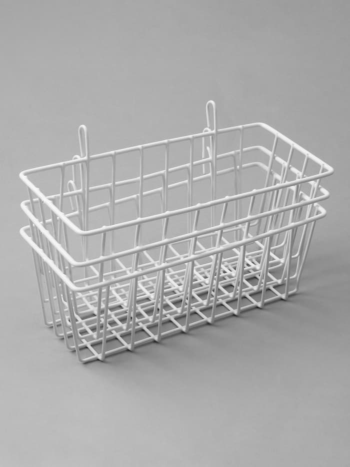 Корзина на сетку, 23×9×10 см, цвет белый