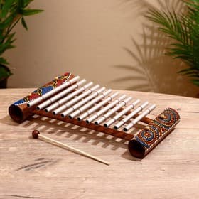Сувенирный музыкальный инструмент «Ксилофон» МИКС 33.5×19.5×6 см