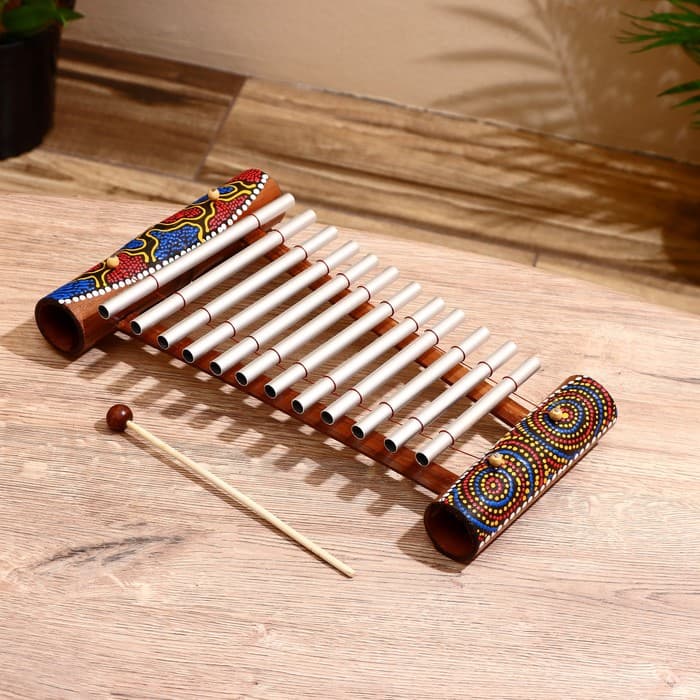 Сувенирный музыкальный инструмент «Ксилофон» МИКС 33.5×19.5×6 см