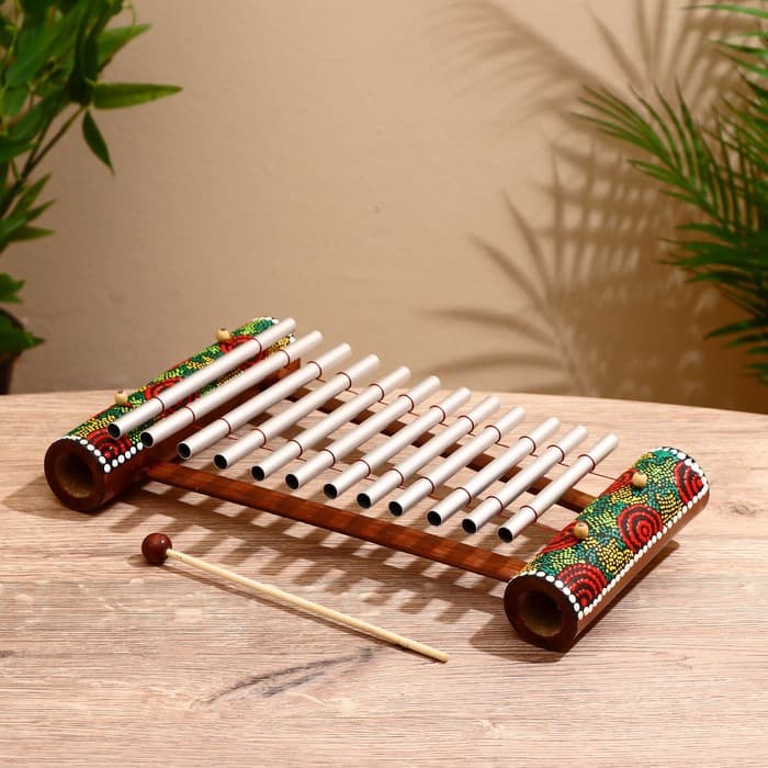 Сувенирный музыкальный инструмент «Ксилофон» МИКС 33.5×19.5×6 см