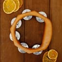 Сувенирный музыкальный инструмент «Тамбурин» 17×16×3 см