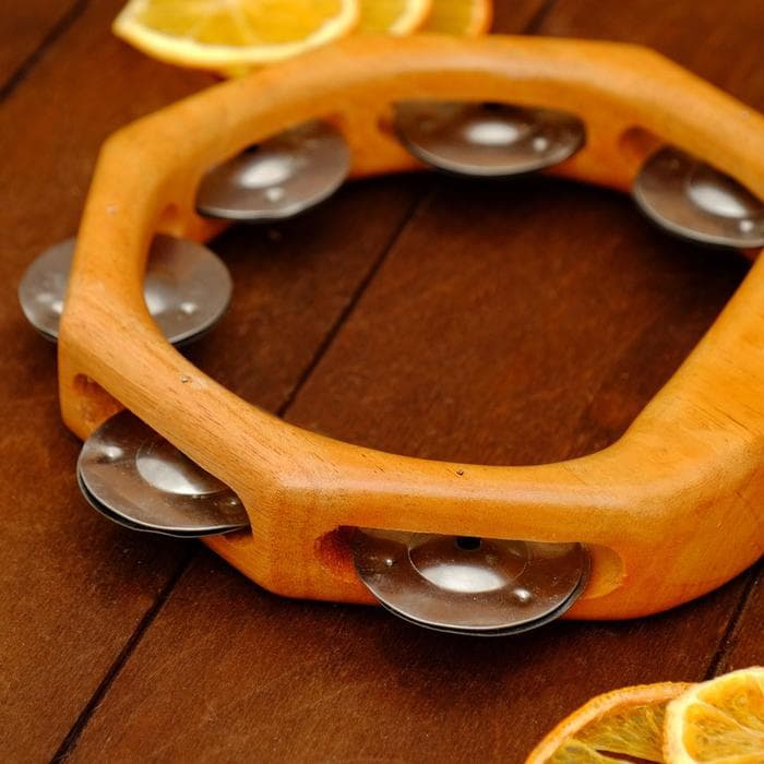 Сувенирный музыкальный инструмент «Тамбурин» 17×16×3 см