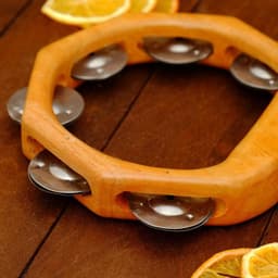 Сувенирный музыкальный инструмент «Тамбурин» 17×16×3 см