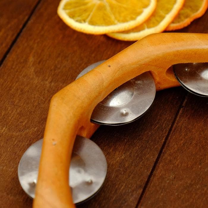 Сувенирный музыкальный инструмент «Тамбурин» 17×16×3 см