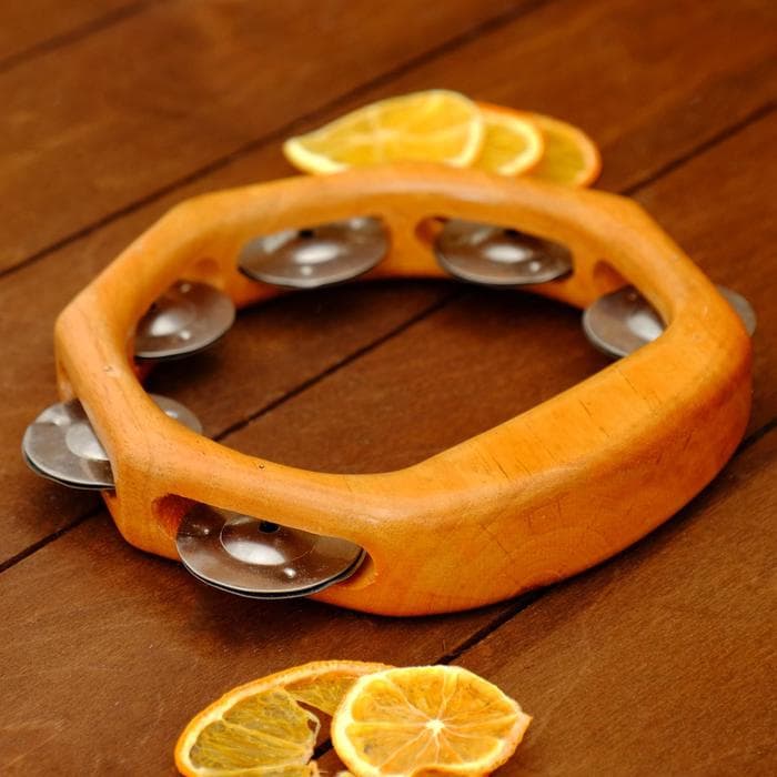 Сувенирный музыкальный инструмент «Тамбурин» 17×16×3 см