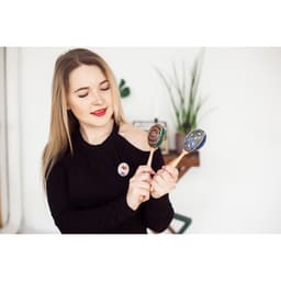 Сувенирный музыкальный инструмент «Маракас», 21×5.5×5.5 см, МИКС