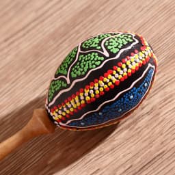 Сувенирный музыкальный инструмент «Маракас», 21×5.5×5.5 см, МИКС