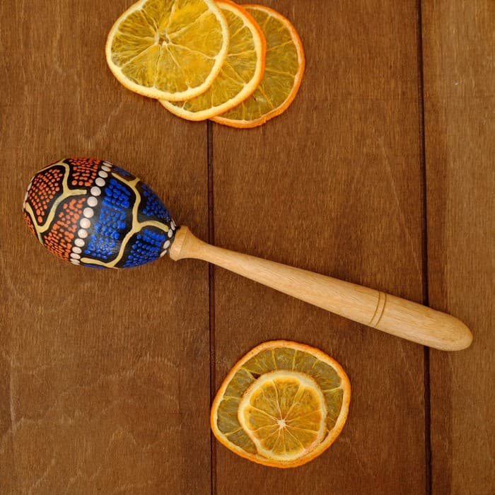 Сувенирный музыкальный инструмент «Маракас», 21×5.5×5.5 см, МИКС