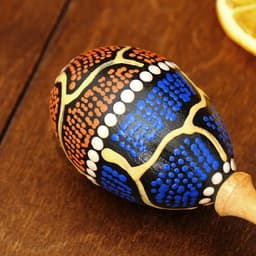 Сувенирный музыкальный инструмент «Маракас», 21×5.5×5.5 см, МИКС