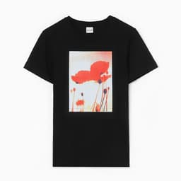 Футболка женская Let's go, цвет чёрный, красный, размер 48