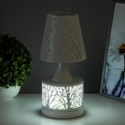 Аромалампа с подсветкой «Деревья» Е27 40 Вт+RGB белый 13×13×30 см