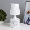 Аромалампа RISALUX «Салют», с подсветкой, Е27, 40 Вт, RGB, 13×13×30 см, белая