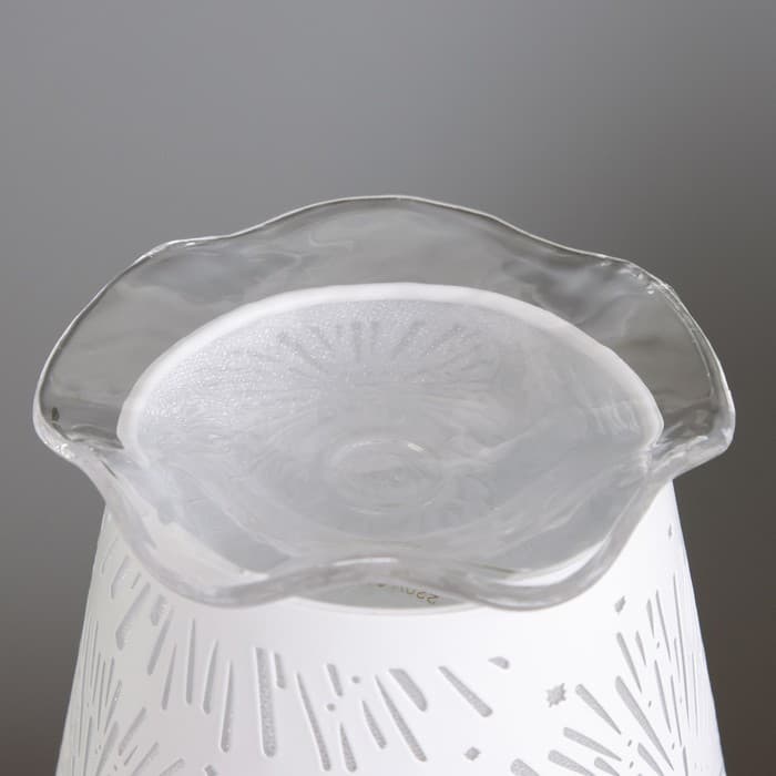 Аромалампа RISALUX «Салют», с подсветкой, Е27, 40 Вт, RGB, 13×13×30 см, белая