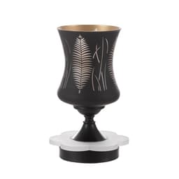 Аромалампа с подсветкой «Листья» GU10 35 Вт+RGB черный 11×11×23 см