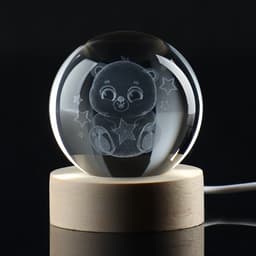 Светильник ночник «Медвежонок», d=6 см