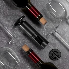 Штопор для вина Luazon, резак для фольги, чёрный