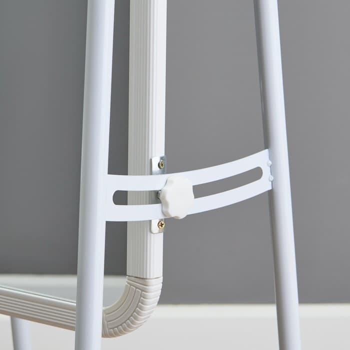 Зеркало напольное «Клик Мебель» Basic, на колёсиках, 310×1600 мм, цвет белый