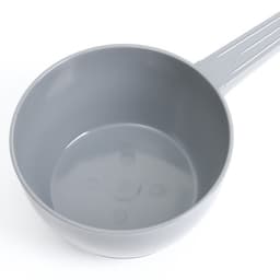 Ковш пластиковый для купания и мытья головы, детский банный ковшик, 1 л., серый