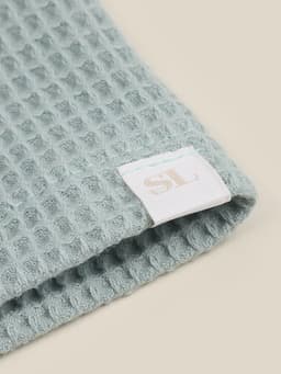 Халат вафельный женский SL HOME: Basic «Аззура», размер 46-48, бирюзовый