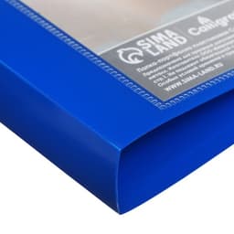 Папка-портфолио А4, Calligrata «Гонщик», пластиковая, на 2 кольцах, без вкладышей