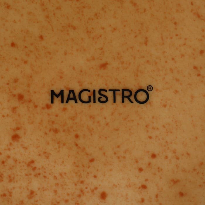 Тарелка глубокая Magistro Stone, d=18 см, фарфор, бежевая