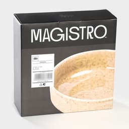 Тарелка глубокая Magistro Stone, d=18 см, фарфор, бежевая