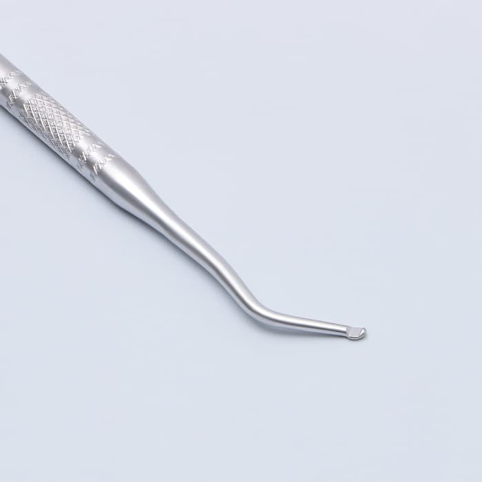Кюретка двусторонняя, 13.5 см, цвет серебристый