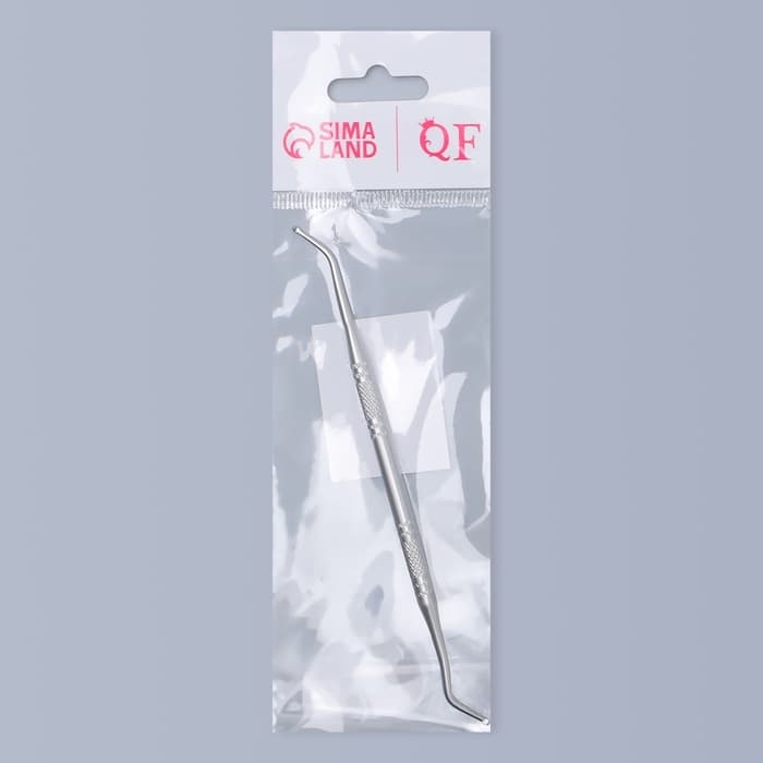 Кюретка двусторонняя, 13.5 см, цвет серебристый