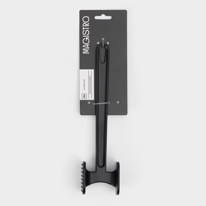 Молоток для мяса Magistro Alum black, 110 грамм, 22 см, чёрный