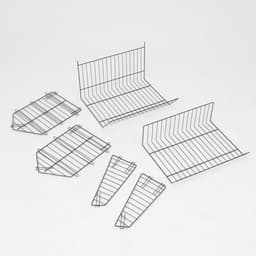 Накопитель разборный на колесах, 5 корзин, 50×43×147, серый