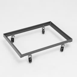 Накопитель разборный на колесах, 5 корзин, 50×43×147, серый