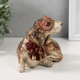 Фигурка полистоун «Собака в жабо и в венецианской маске», 16.5×12.5×13.5 см